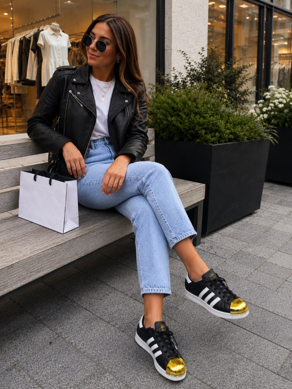 Adidas Superstar Metallic Gold Shell Toe Sneakers Rare BB5115 Women’s 6